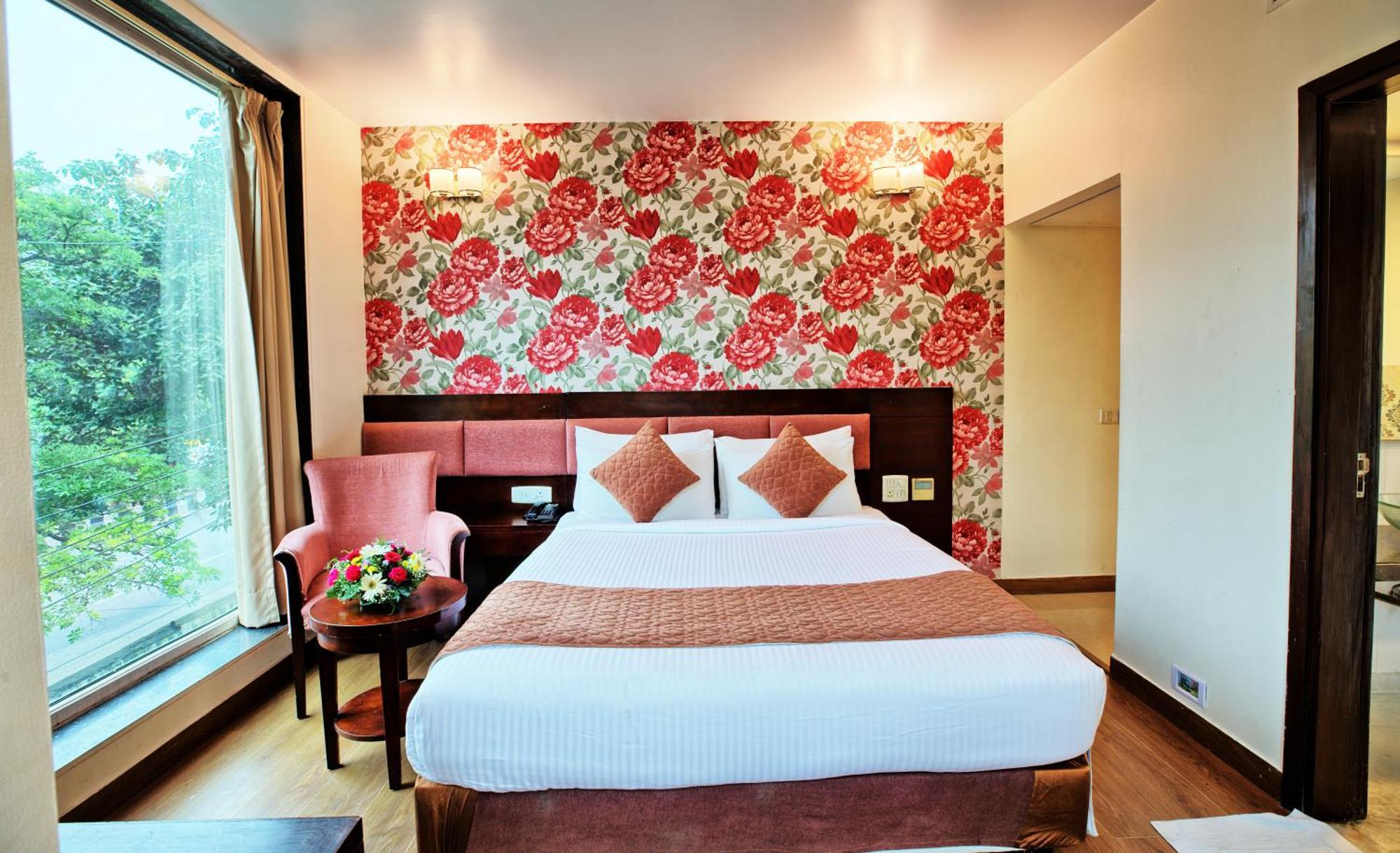 Rosemallow Hotel Nuova Delhi Esterno foto